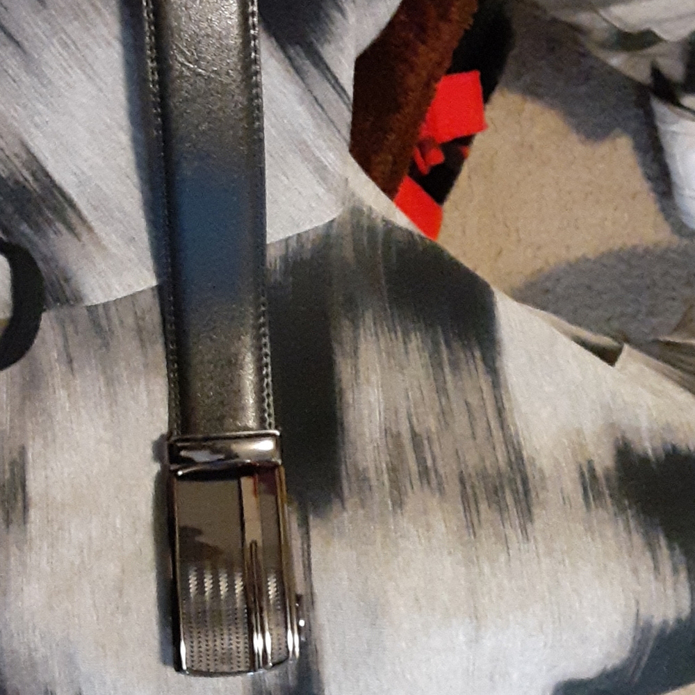 Black belt with cool buckle